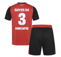 Bayer Leverkusen Piero Hincapie #3 Koszulka Podstawowa dzieci 2024-25 Krótki Rękaw (+ krótkie spodenki)